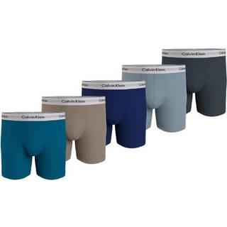 Calvin Klein 5-pak Stretch Boxer Briefs - Blue/Lightblue - X-Large * Kampagne *