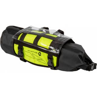 M-Wave Rough Ride - Cykeltaske til styr - 100% vandtæt - Neongul - Str. 10 liter.