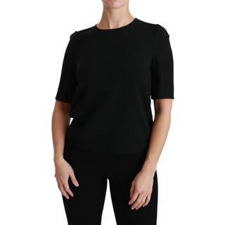 Dolce & Gabbana Elegant Black Stretch Blouse Top