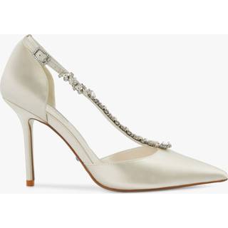 Dune London Dune London Cream Devotional Bridal Embellished Heels
