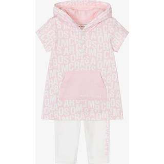 Marc Jacobs Kids Baby logo cotton hoodie and leggings set - multicoloured - M 6