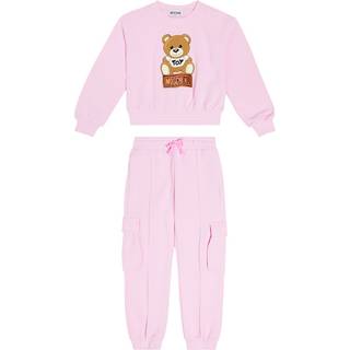 Moschino Kids Cotton-blend tracksuit - pink - Y 6