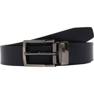 bugatti Herren Wendegürtel blau,schwarz Nubuk