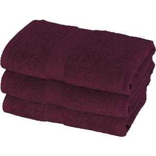 Håndklæde - 50x100 cm - Diamant - Lilla - 100% Bomuld - Bløde håndklæder fra Egeria