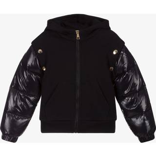 Moncler Enfant Zipped cotton-blend hoodie - blue - Y 8