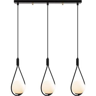 Hængelampe GMN-00009 Opviq, dæmpbar, Sort, Stue/spisestue, Glas, Moderne