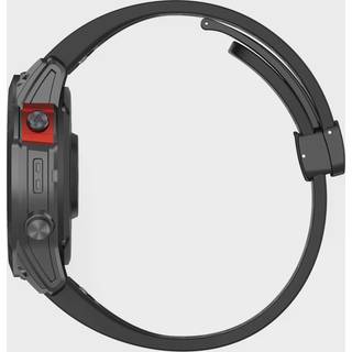 22 mm silikonestrop til Garmin Epix Pro 47 mm/Fenix 7/Fenix 7 Pro Sort
