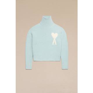 Ami Paris Ami De CÅur alpaca-blend turtleneck sweater - blue - EU 54