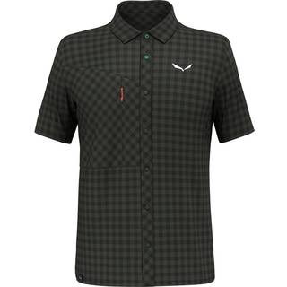 Salewa Puez Dry S/S Shirt Skjorte Herrer størrelse 50 farve sort