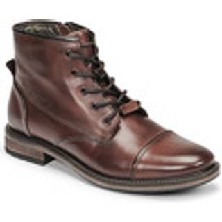 bugatti Herren Stiefeletten braun Glattleder