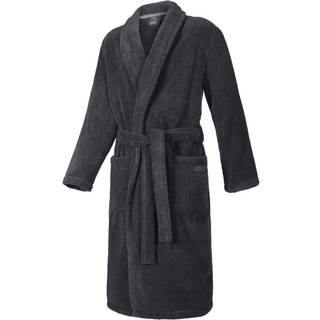 JOOP! Herren Bademantel grau Baumwolle & Mix unifarben