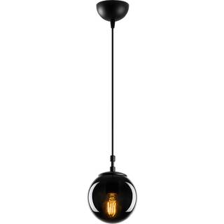 Efe 2155 hængelampe, skærm af røget glas, Ø15cm