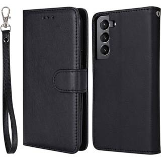 SKALO Samsung S22 Magnetisk cover/tegnebog ""2 i 1"" - Sort