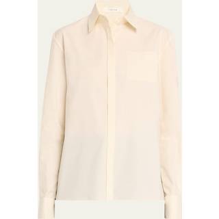The Row Lunar cotton shirt - neutrals - M
