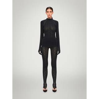 Wolford x Simkhai Intricate Pattern top - black - S