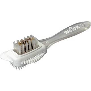 Pedag Suede Shoe Cleaner Brush German lavet 4-vejs reng?ring og forfriskende b?rste til ruskind l?derprodukter med messing og nylon b?rstehud nyl
