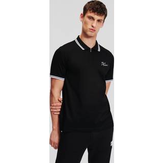 KARL LAGERFELD Herren Polo-Shirt schwarz
