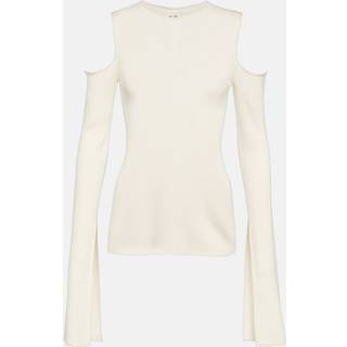 Rick Owens Cutout virgin wool top - white - XL