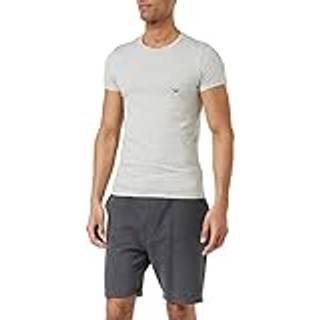 EMPORIO ARMANI Herren T-Shirt grau Baumwolle & Mix unifarben