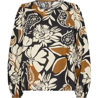 Soyaconcept Tamaya1 Bluse Blomster Sort-S