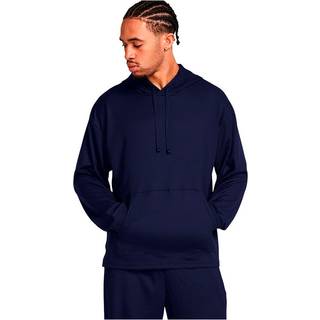 Sweatshirt med hætte Under Armour Rival Waffle 1383108-410 Størrelse L