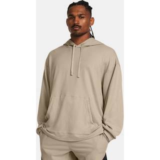 Sweatshirt med hætte Under Armour Rival Waffle 1383108-203 Størrelse M