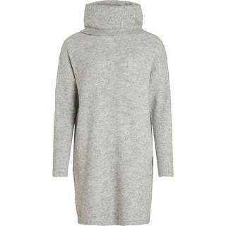 Vila - Vicilia Rollneck - Kjoler til hende - Light Grey Melange - M