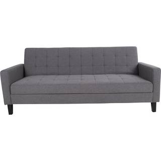 Mina sovesofa mørk grå, sorte ben.