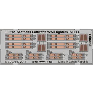 Seatbelts Luftwaffe WWII fighters STEEL