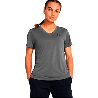 Under Armour Tech™ Women's V-Neck Short Sleeve Castlerock / Black S