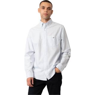 GANT Herre Regular fit klassisk bankerstribet Oxford-skjorte (L)