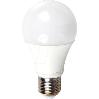 V-Tac 10,5W E27 LED pærer - A60, plast, 230V - Kulør : Varm