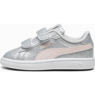 Women&#39;s Puma Smash 3.0 Glitz Glam Toddlers&#39; Sneakers, Gray, Size 24, Shoes - Frosty Pink - 24