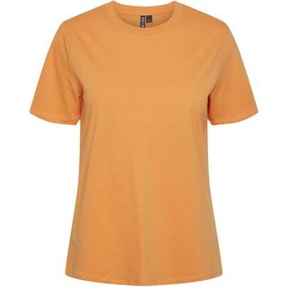 PIECES dame t-shirt PCRIA - Tangerine - XS