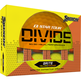 Srixon Q-Star Tour Divide Yellow/Orange