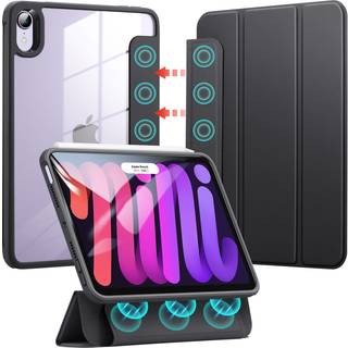 ESR til iPad Mini 6 Case iPad Mini 6. Generation Case (8,3 tommer 2021) Aftagelig magnetisk d?kning H?rd pc Back Auto Sleep/Wake Portrait and Lan