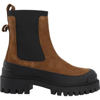 Ca'Shott Dame Casanna Chelsea støvler ruskind Toffee