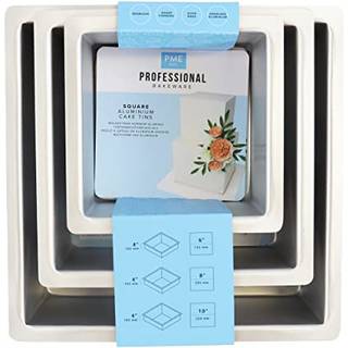 PME - Firkantet Bageform Sæt 3 stk., højde 10 cm
