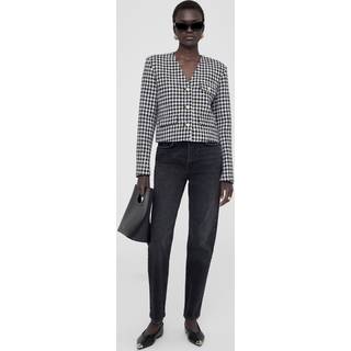 Anine Bing Cara Jakker A-01-7205 Black / Cream (LARGE)