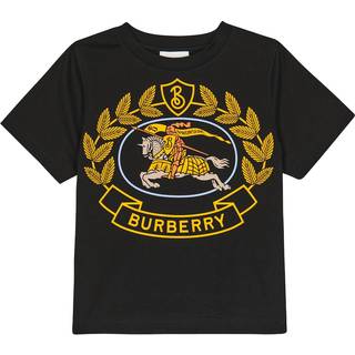 Burberry Kids Sidney cotton jersey T-shirt - black - Y 4
