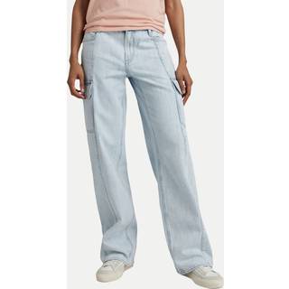 Judee Cargo Low Waist Loose Jeans - Light blue - Women