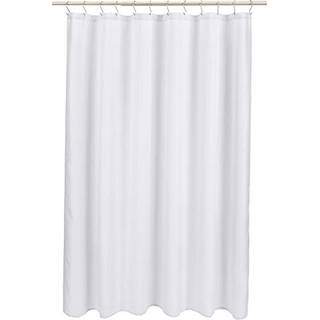 Amazon Basics Linned Style Badev?relse Bruser Gardin 72 """" X 72 """" Bright White 11.42 """" L X 9.45 """" W