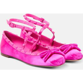 Valentino Garavani Rockstud embellished ballet flats - pink - EU 36
