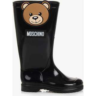 Moschino Kids Rubber rain boots - black - EU 34