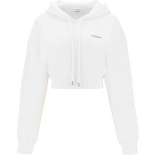 Off-White Printed cropped hoodie - multicoloured - XL+