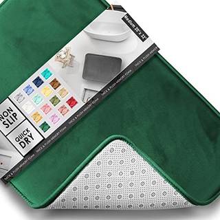 Clara Clark badev?relse t?pper fl?jl hukommelse skum badem?tsm?t skridsikre maskine vaskbare badet?pper - t?rrer hurtigt ultra bl?dt plys badem?t