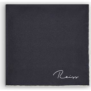Reiss Reiss Navy Ceremony Plain Silk Pocket Square