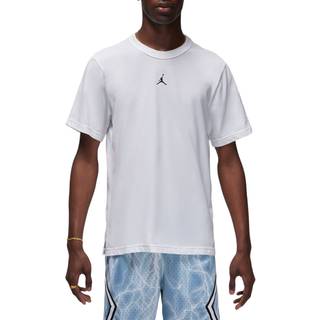 Kortærmet Jordan Sport Dri-FIT-trøje til mænd - hvid - L
