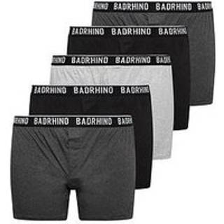 BadRhino Big & Tall BadRhino Big & Tall Grey Boxers 5 Packs