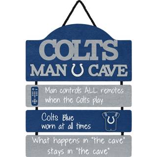 Foco Forever Collectibles NFL Indianapolis Colts Wood Signwood Man Cave Sign Team farver en st?rrelse